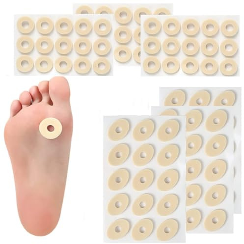 Cuscini di Mais,90 PCS Cerotti di Mais Cuscinetti di Mais Autoadesivi Adesivo per Scarpe Cuscinetti per Callo in Schiuma di Lattice Morbido Antiattrito Riduzione del Dolore ai piedi e al Tallone