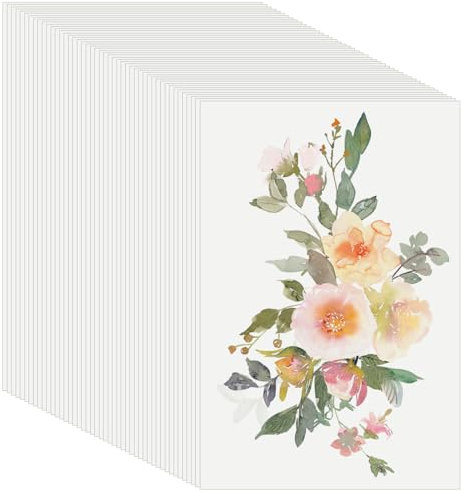 150 Blätter Aquarellpapier A6 Karten Set,300g/m² Watercolor Paper Dickes Aquarellblock,10,2 x 15,2cm Aquarell Karten blanko, für Kinder Studenten, Erwachsene, Künstler Acryl Papier Malpapier