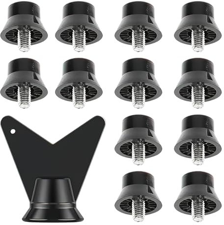 Zonoori 12 Stück 13 MM Stollen Fußballschuhe, Schraubstollen Ersatzstollen
