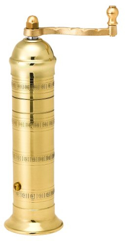 Pepper Mill Imports Atlas Pepper Mill, Brass, 8