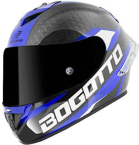 Bogotto FF104 SPN Helm, blau/schwarz, S