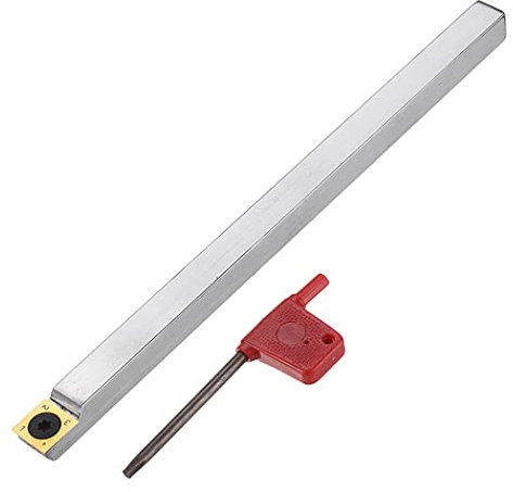 Outil De Tournage Carbure, Burins De Tournage De Tour À Bois, Ciseau À Bois Losange Rond Carré Lames,Poignée En Alliage D'aluminium,Outil De Travail Sculpture Du Bois,1 Pièce,Square 14mm