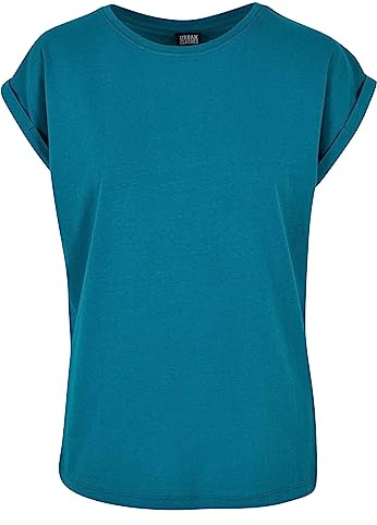 Urban Classics dam Ladies Extended Shoulders Tee T-tröja (1-pack)