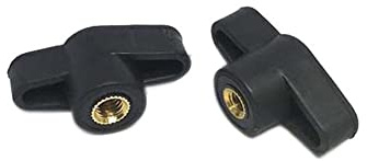 Dadi ad alette, dadi di fissaggio, 5 pezzi M4 M5 M6 M8 35# Diametro testa Prugna Bachelite Stringere a mano Dadi/Farfalla Testa in plastica Manopola Dado Dadi ad alette (Size : M6)