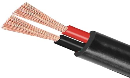 Aelmiyw KFZ Kabel 2x0,5 mm²,20m Kabel 2 Adrig Kabel,Anhänger Kabel,Fahrzeugleitung Verschiedene Anwendungen,2 Adriges Kabel,Stromkabel 2 polig für Anhänger Geeignet
