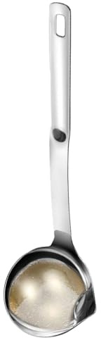 Cucharón De Filtro De Aceitè De Cocina – Separador De Grasa De Acero Inoxidable, Cuchara Para Salsa De Sopa De Gradò Alimenticio, Herramienta De Colado De Cocina, Utensilio De Ćocina Multiusos | Práct