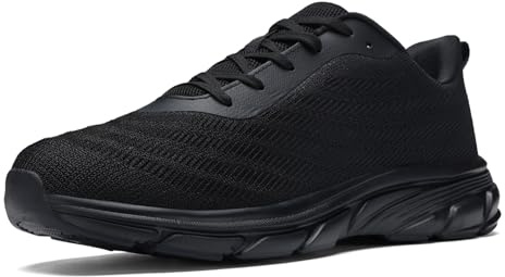 RTOUNT Mens Trainers Mens Lightweight Mesh Tennis Non Slip Running Sneakers Men Breathable Casual Walking Shoes for Gym Travel Work Training