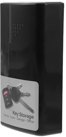 BESTonZON Scatola Magnetica per Auto Porta Chiave Nero in Plastica Design Magnetico che Trattiene Saldamente la Chiave, come Regalo per Inaugurazione Casa