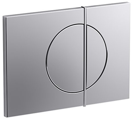 Kohler K-75891-CP Flush Actuator Plate for 2 in. x 4 in. in-Wall Tank and Carrier System, Polished Chrome