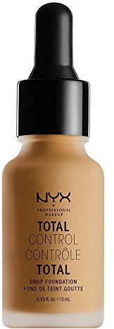 NYX Professional Makeup Total Control Drop Foundation, Precise Dosage, Buildable Coverage, Long Lasting, Vegan Formula, Matte Finish, Shade: Golden Honey