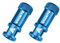 Granite Juicy Nipple Ventilkappen mit Ventilkernentfernungsfunktion, Einfach zu verwendende Fahrradreifen-Schutzhüllen (Blau).