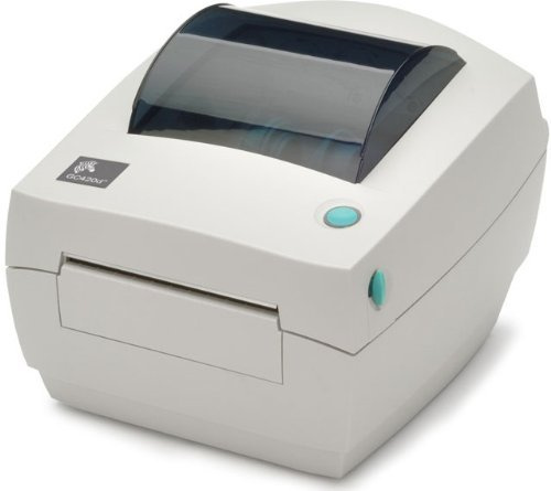 Zebra CG420d - Stampante per etichette a trasferimento termico, 203 x 203 DPI, 102 mm/sec, 8 MB, 8 MB, 127 mm, colore: Bianco