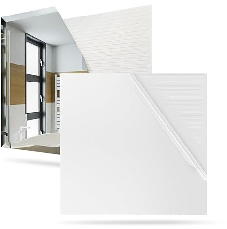 Pellicola Riscaldante Antiappannamento Termofol 230V per Specchio da Bagno - Tappetino Riscaldante Elettrico Anti-Umidità - Ideale per Specchi - Quadrata 52x52 cm(45W)