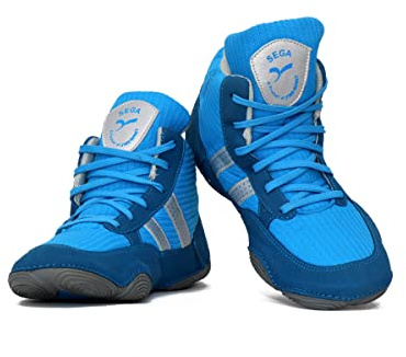 Quive Ring Wresting Shoes (Blue, UK_Footwear_Size_System, Adult, Men, Numeric, Medium, Numeric_10)