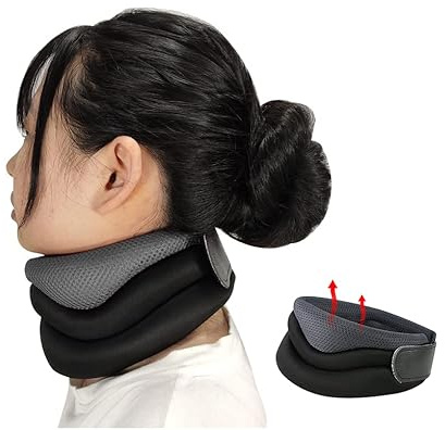 Nackstödsstöd ergonomiskt mjukt skum nackdyna termisk cervikal krage kompression justerbart nackskydd skydd skydd för kvinnor män äldre lindrar smärta och tryckstelhet lindring