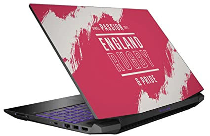 Head Case Designs Officially Licensed England Rugby Union Red Roses Crest Vinyl Sticker Skin Decal Cover Compatible With HP Pavilion 15.6 15-dk0047TX