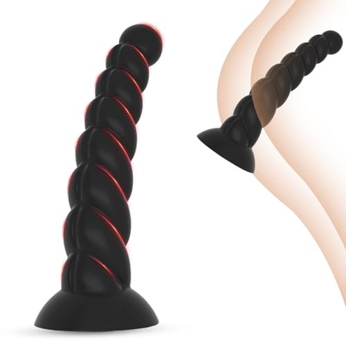 BDSMAGE Plug Anale Dildo Anal Plug in Donne Uomo, Anal plug Butt Plug in silicone, Anal Sesso Giocattoli, Coppia Dilatatori Anali SexToy Plug Anale-Dilatatore (XL)