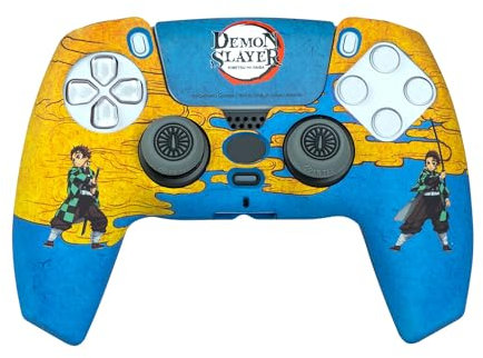 FRTEC - Demon Slayer, Controller Case, Grips for Joysticks, Hard Case Gaming Playstation 5