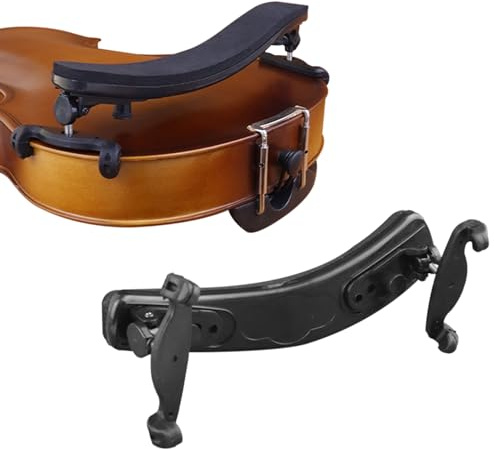 1 support d'épaule de violon, 1 silencieux, support de violon, coussin d'épaule de violon, accessoire de jeu de violon, convient pour violons 3/4 et 4/4