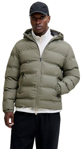 JACK & JONES Jjelements PU Puffer Jjelements Puffer Hombre (Pack de 1)