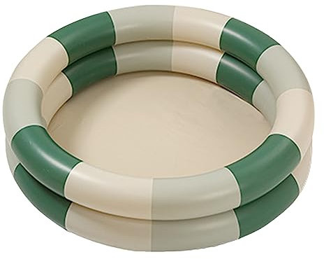 Piscine de bébé Gonflable - Piscine Rétro Blow Up Family avec Un Style Mignon, l'eau épaissie