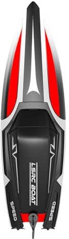 FRCOLOR Motoscafo Telecomandato Elettrico a Doppia Propulsione Giocattolo RC ad Alta Velocità per Adulti Barca Radiocomandata per Piscine e Laghi Design Compatto e Sicuro Batteria