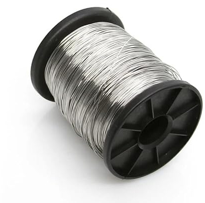 Stålkabel mantlad, stålkabel i rostfritt stål 304 fjädertråd, hård/mjuk tråd, längd 0,1 mm-3,0 mm, enkel tråd (16 x 1,5 mm 5 m, hårt tråd)