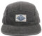 Clakllie Kappe Schwarze 100% Baumwolle Vintage Dad Hat Urban Cap Running Hats Casual Sport Cappy Fitted Cap 5-Panel Kappen Snapback Caps Flat-Bill Baseballkappe,5P02-Black