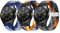 ZZMY Armband 22mm Nylon für Huawei Watch GT5 46mm Elastische Armbänder,GT4/GT3/GT3 Pro/GT2 46mm/GT2 Pro/GT 2e Geflochten Uhrband,4 Pro 48mm/GT Runner Stoffarmband für Damen Herren 3 Pack