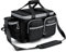 Gonex Fishing Tackle Bag, Water-Resistant Polyester Material Fishing Tackle Storage Bag with Padded Shoulder Strap and Non-Slip Base Suitable for 3600 3700 Tackle Box, Black