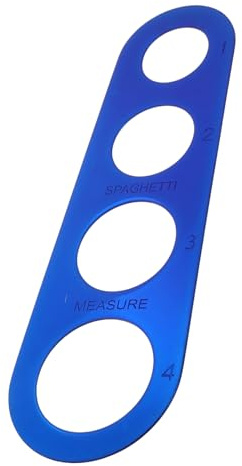 BUGUUYO Pasta Measure Tool Stainless Steel Pasta Ruler Spaghetti Measurer Kitchen Utensil Accurate Portion Control Cooking Accessory