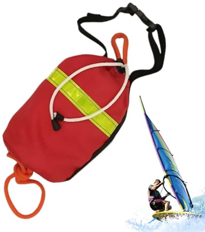 Générique Sac De Lancer De Sauvetage Aquatique avec Corde, Flotteur De Sauvetage pour Radeau Et Bateau, Dispositif Flottant Lanceable Haute Visibilité pour Yachting Voile Pêche sur Glace Navigation