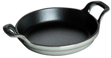 STAUB Sur la Table Minis Pirofila Rotonda, Ghisa, Grigio, 12 cm