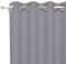 Soleil d'ocre Alix Tenda con occhielli, antipiega, Grigio, 140 x 180 cm
