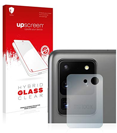 upscreen Schutzglas für Samsung Galaxy S20 Ultra (NUR Kameraschutz) Schutzfolie Panzer Folie Glas [Extrem Kratzfest 9H, Ultra-Transparent]