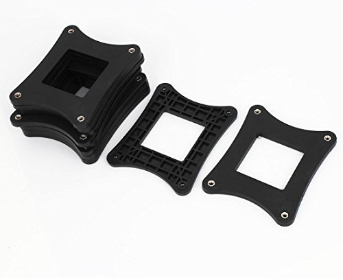 Ruilogod 10pcs Black Socket 478 placa base CPU Soporte de ventilador de ventilador de ventilador