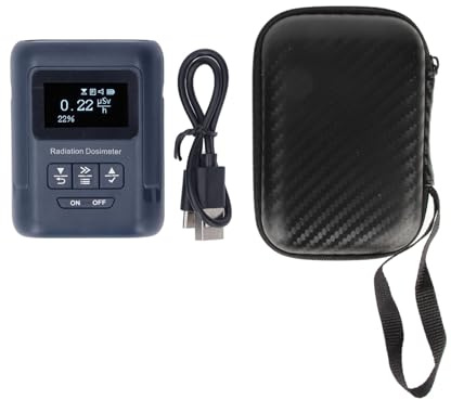 Rilevatore di Radiazioni Monitor Nucleare Dosimetro Contatore Geiger Alpha Beta Gamma X Ray Tester Allarme di Dose Portatile per Radiazioni Nucleari Industriali