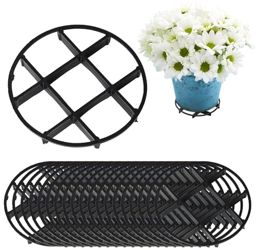 10/20 Pack Élévateur de Pot de Niveau de Plante Support de Drainage de Soucoupe de Plante Pot de Fleur Rond Pieds Risers Égouttoir Support de Soucoupe de Pot de Plante pour Jardin Intérieur(12 cm)