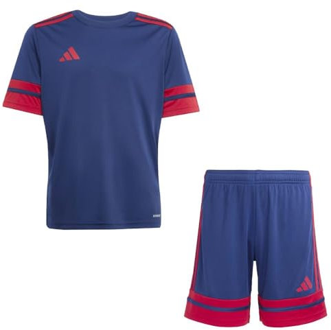Addias Trikotsatz Kinder Marine rot Squadra 25 Gr/164 - Sportbekleidung Set