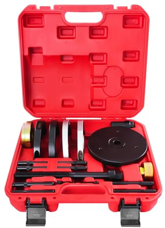 czyuRachel Juego de herramientas para rodamientos de ruedas, 82 mm, extractor de rodamientos, juego con caja de herramientas, herramienta de expresión