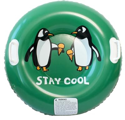 Inflatable Snow Tube Sled,Heavy Duty Inflatable Snow Tube with Handles | Winter Outdoor Toys for Activities Adventure Fishing Beach Outdoors Parks Sledding Skiing Gardens Rescue Skating Sand Christmas
