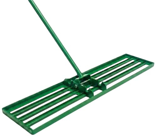 LANDZIE - The Original Lawn Leveling Rake – 36 Steel Handle Yard Leveler, Lawn Level Tool for Creating a Flat Surface - Works for Soil, Dirt, Topdressing, and Ground