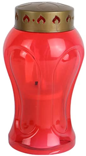 Operitacx Flameless Led Candle Light for Church Garden Decor Battery Operated Prayer Light Reusable Shell Candle Lamp Safe for Memorials Festivals and Relaxation