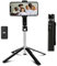 Selfie Stick with Tripod, 40'' Universal Extendable Selfie Pole with Remote Control 360° Rotation for iPhone, Samsung, Huawei & Xiaomi Phones, Phone Holder for Video Recording Vlogging Live Streaming