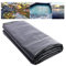 HDPE Teichfolie 2,0mm Stärke Fisch und Pflanzenfreundlich, Flexibel Gartenteiche Dichtungsfolie Teichmembran Folie für Fischteiche, Brunnen, Wassergarten und Wasserfall -Schwarz||2x3m/6.6x9.8ft