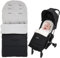 NAVESO Buggy Kinderwagen Fußsack, Winterfußsack Kinderwagen, Winterfußsack Buggy, Fusssack Buggy, Fußsäcke für Kinderwagen Wasserdicht, Winddicht, Abnehmbar, Geeignet für Babys