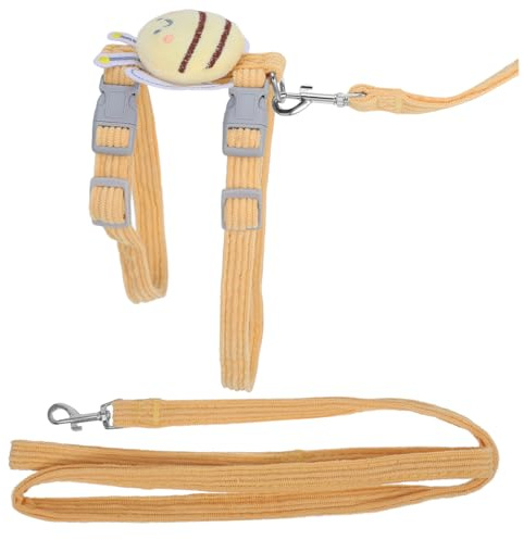 VILLCASE Harnais pour Chat Petit Modèle avec Laisse Réglable Accessoire Respirant et Léger pour Promenade Adapté pour Animaux Confortable et Sûr pour Sorties Courantes