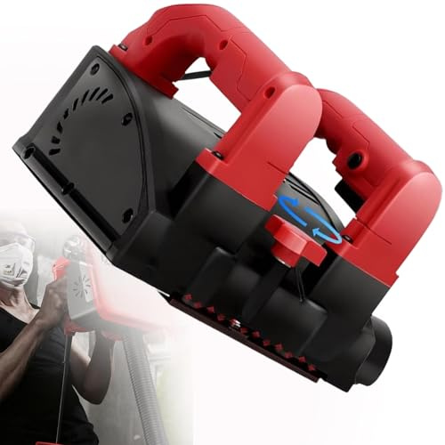 Electric Wall Planer Handheld Power Planer Wall Machine Planing, Concrete Shovel Shovel Wall Machine Wall Scraper Planner Adjustable Depth 1-4mm for Indoor and Outdoor Walls Ordinaryknife