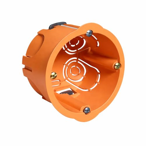 WEBMATEL Caja Empotrar para Mecanismo de Pladur Diámetro 67x45mm ABS IK07 IP20