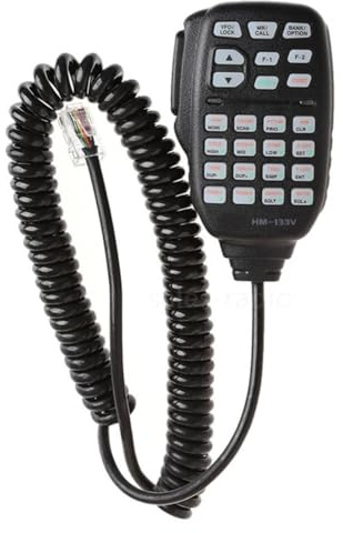NEIQIUWING HM-133V 8-stifts handmikrofon för ICOM-radioapparater IC-2200H, IC-2300H, IC-2100H, IC-V8000 med RJ-45 8-stiftskontakt